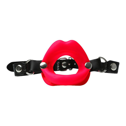 Red Silicone Lips Gag