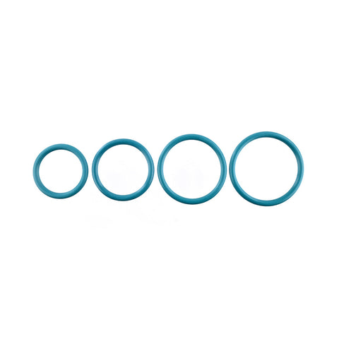 Turquoise O Rings, 4 Pack